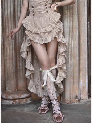 Broken Ballet Rococo Style Train Skirt by Blood Supply (BSY150F)